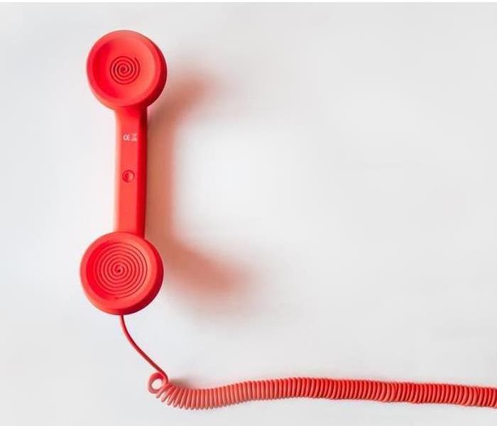 red phone and cord
